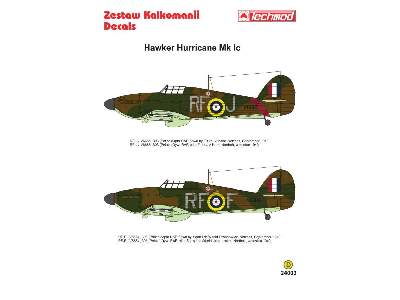Decal - Hawker Hurricane Mk I - image 2