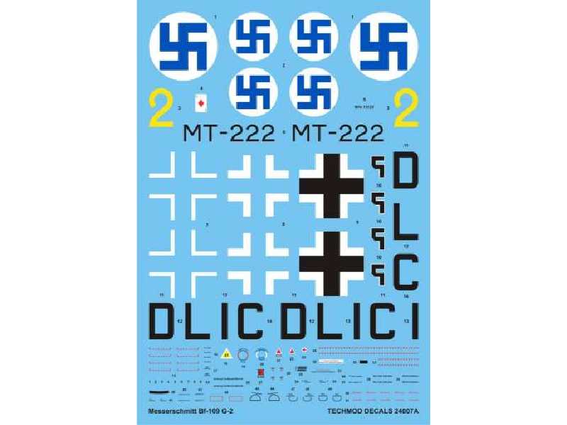 Decal - Messerschmitt Bf 109G-2 - image 1