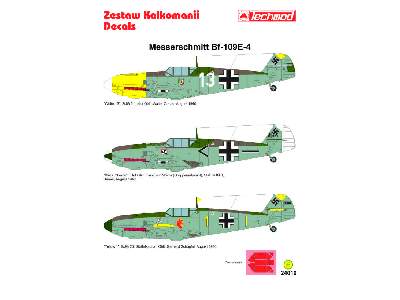 Decal - Messerschmitt Bf 109E-3 - image 2