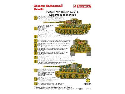 Decal - Pz.Kpfw.VI Tiger Ausf.E (Late Production Model) - image 2