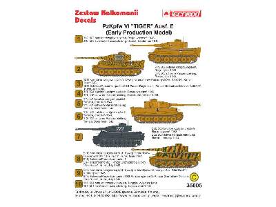 Decal - Pz.Kpfw.VI Tiger Ausf.E (Early Production Model) - image 2