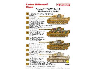 Decal - Pz.Kpfw.VI Tiger Ausf.E (Mid Production Model) - image 2