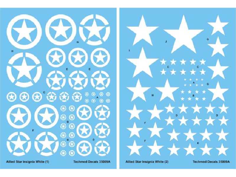 Decal - Allied Star Insignia White - image 1