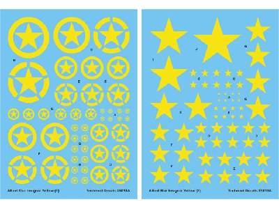 Decal - Allied Star Insignia Yellow - image 1