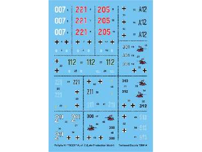 Decal - Pz.Kpfw.VI Tiger Ausf.E (Mid Production Model) - image 1