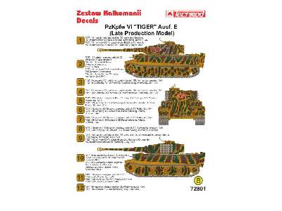 Decal - Pz.Kpfw.VI Tiger Ausf.E (Mid Production Model) - image 2