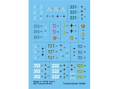 Decal - Pz.Kpfw.VI Tiger Ausf.E (Mid Production Model) - image 1