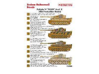 Decal - Pz.Kpfw.VI Tiger Ausf.E (Mid Production Model) - image 2