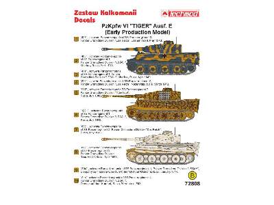 Decal - Pz.Kpfw.VI Tiger Ausf.E (Early Production Model) - image 2