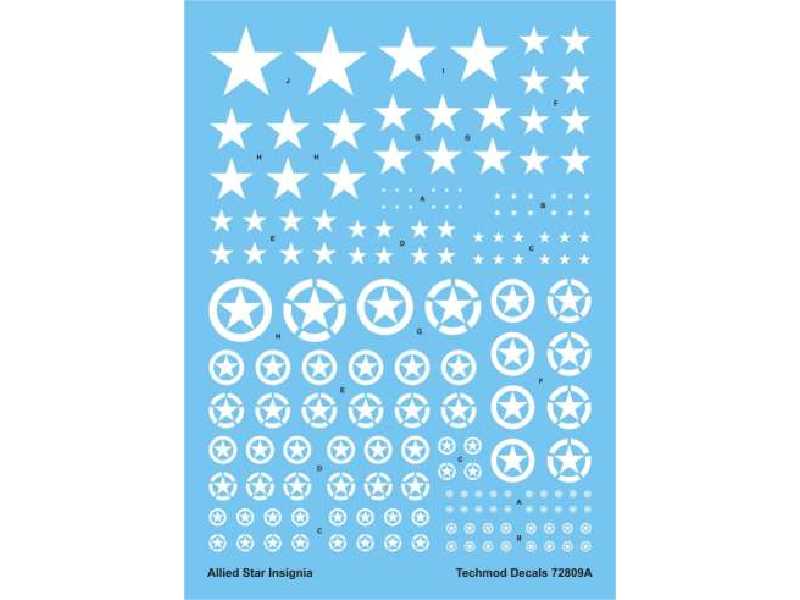Decal - Allied Star Insignia White - image 1
