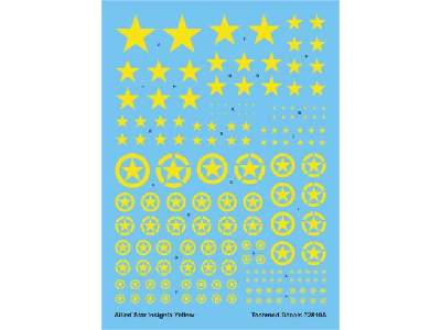 Decal - Allied Star Insignia Yellow - image 1