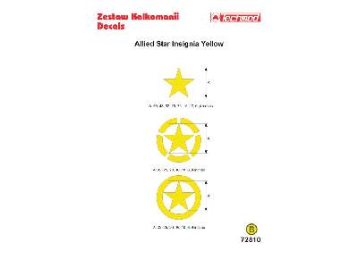 Decal - Allied Star Insignia Yellow - image 2