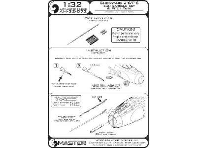 Shenyang J-6/F-6 - końcówki działek 30mm i rurka Pitota - image 1