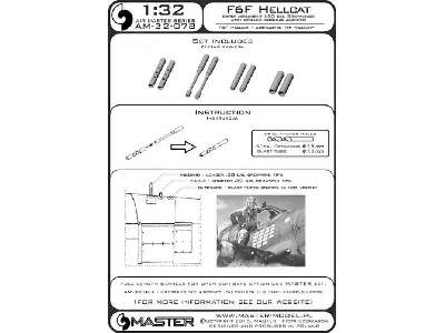 F6F Hellcat - uzbrojenie typ wczesny (km-y Browning .50 cal z pe - image 1