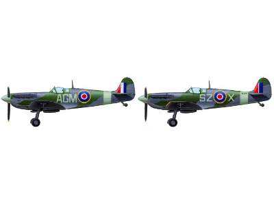 Supermarine Spitfire Mk.Vb w/7 Royal Air Force Crew Figures - image 2