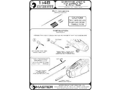 Shenyang J-6/F-6 - końcówki działek 30mm i rurka Pitota - image 1