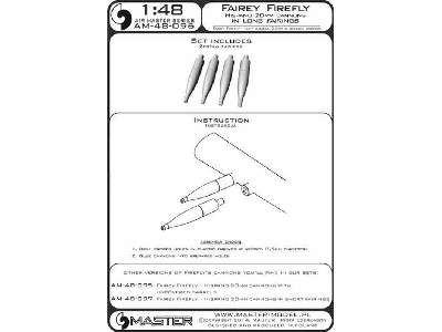 Fairey Firefly - działka Hispano 20mm w długiej osłonie (4 szt.) - image 1