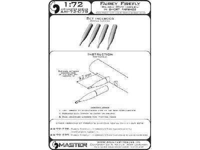 Fairey Firefly - działka Hispano 20mm w krótkiej osłonie (4 szt. - image 1