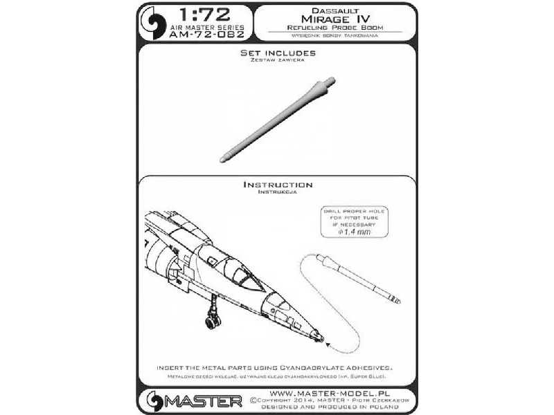 Dassault Mirage IV - wysięgnik sondy tankowania - image 1