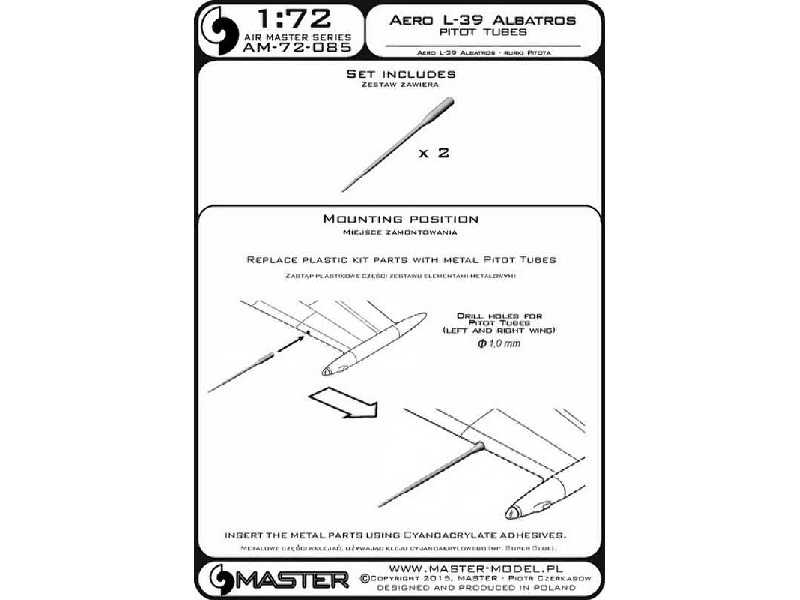 Aero L-39 Albatros - Rurki Pitota - image 1