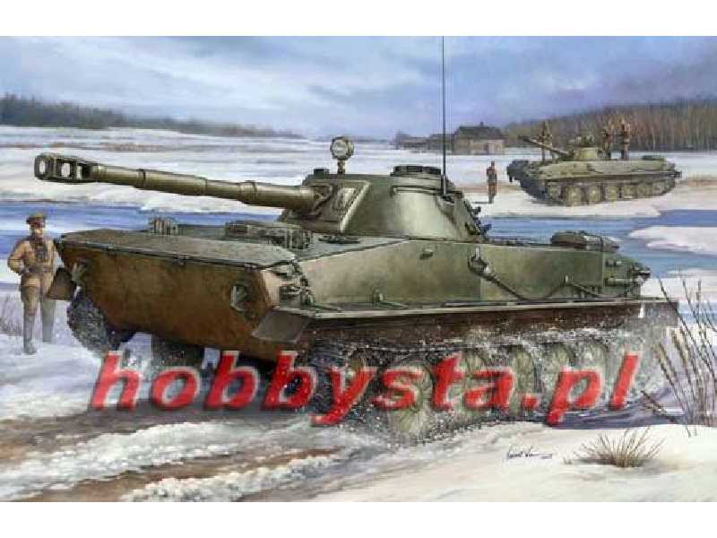 Russian PT-76 Light Amphibious Tank - image 1