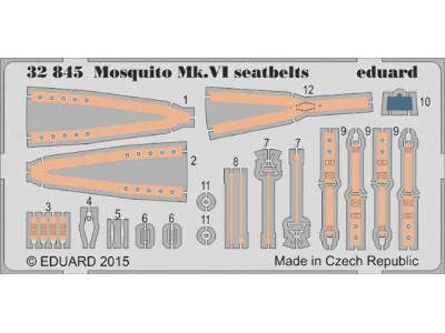 Mosquito Mk. VI seatbelts 1/32 - Tamiya - image 1