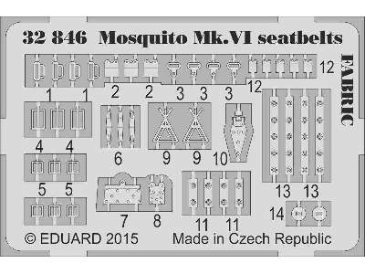 Mosquito Mk. VI seatbelts FABRIC 1/32 - Tamiya - image 2