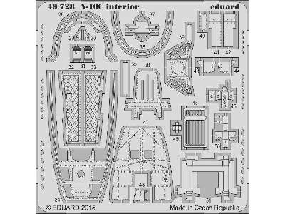 A-10C interior S. A. 1/48 - Italeri - image 2