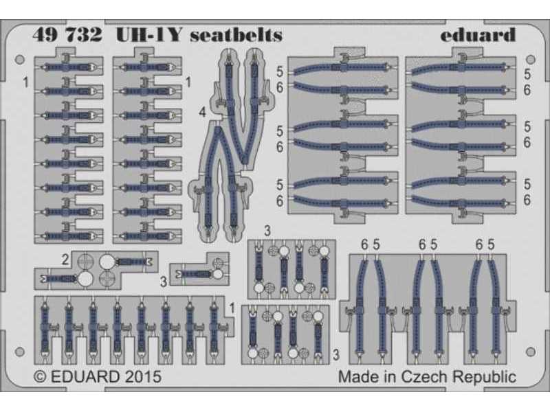 UH-1Y seatbelts 1/48 - Kitty Hawk - image 1