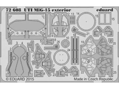 UTI MiG-15 exterior 1/72 - Eduard - image 1