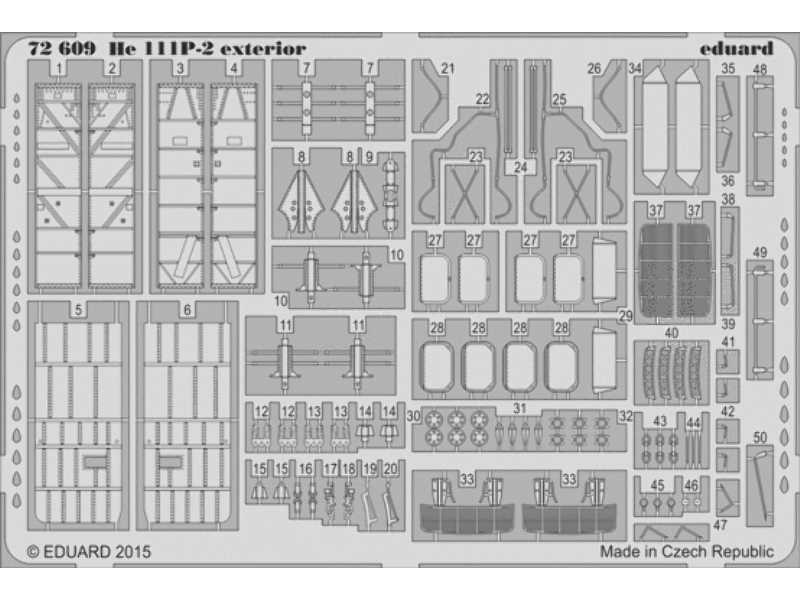 He 111P-2 exterior 1/72 - Airfix - image 1