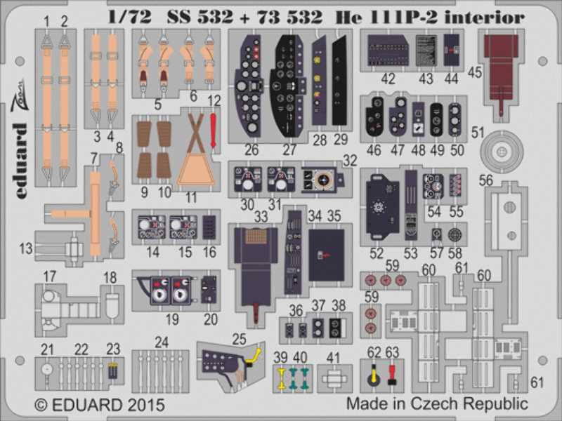 He 111P-2 interior S. A. 1/72 - Airfix - image 1