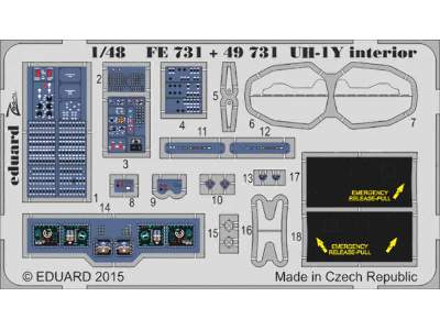 UH-1Y interior S. A. 1/48 - Kitty Hawk - image 1