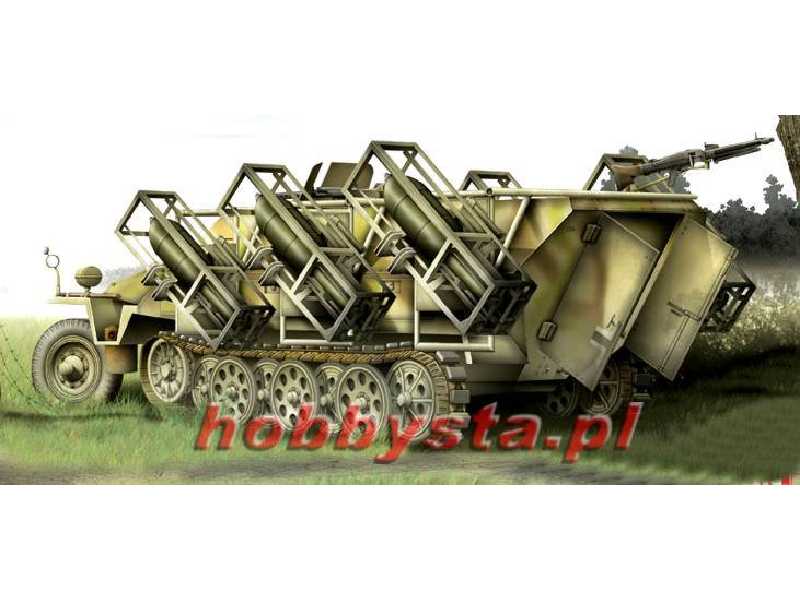 Sd.Kfz.251/2 Ausf.D mit 28cm Rocket and Steel Frame Crates - image 1 Sd.Kfz.251/2 Ausf.D mit 28cm Rocket and Steel Frame Crates - image 1