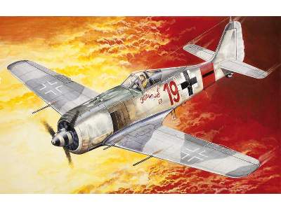 Focke Wulf Fw-190 A-8 w/Paints and Glue - image 2
