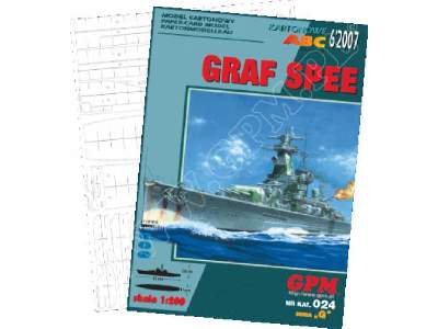 Admirał Graf Spee - komplet model i wręgi - image 1
