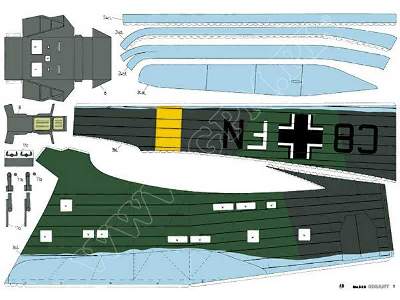 Me 323 GIGANT  - zestaw model i wręgi - image 4