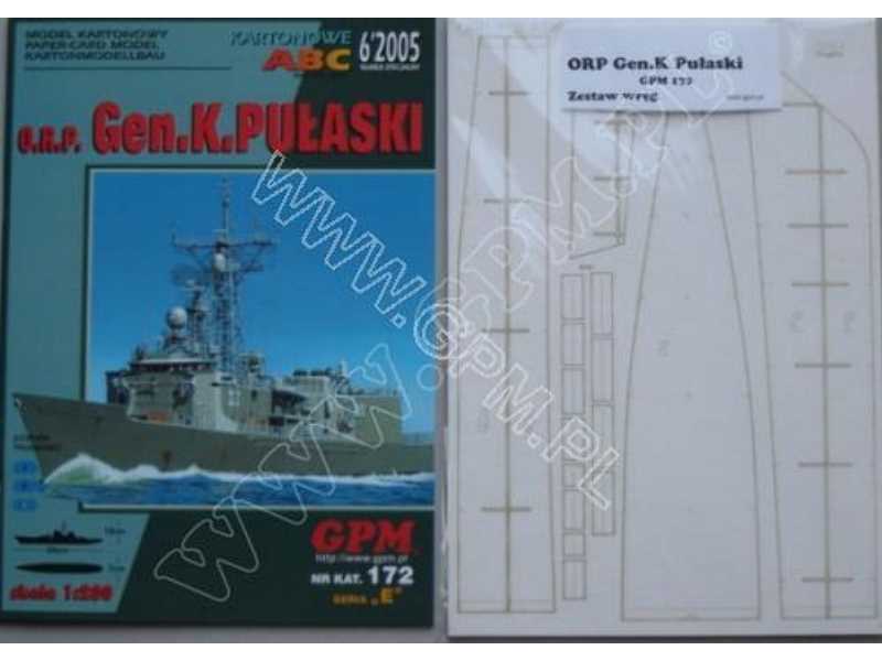 ORP Pułaski+ wręgi wycięte laserem - image 1