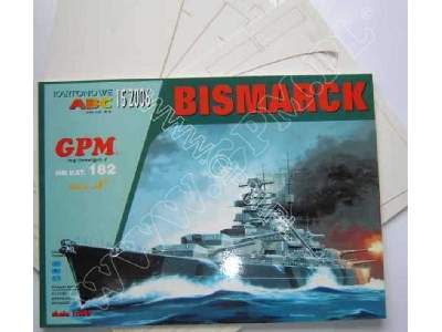 Bismarck + wręgi wycięte laserem - image 1