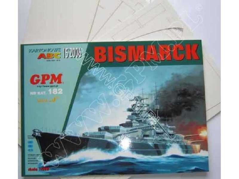 Bismarck + wręgi wycięte laserem - image 1