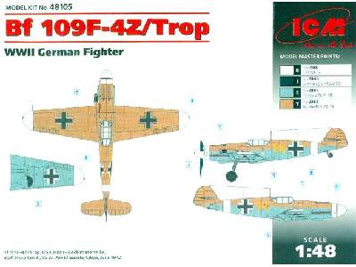 Messerschmitt Bf 109F-4Z/Trop - WWII German Fighter  - image 2