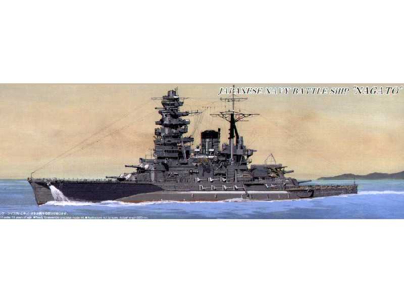 Japanese Navy Battle Ship Nagato 1942 - Full Hull  - image 1