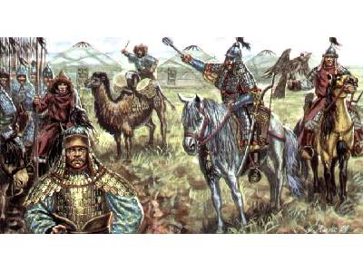 Figures - Mongol Cavalry - XIII Century - image 1