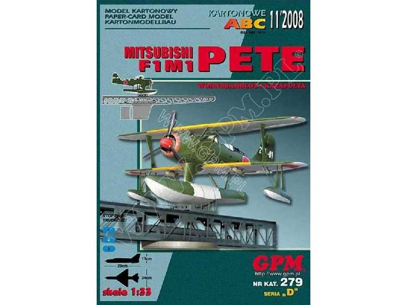 F1M1 PETE -ZESTAW model+wręgi+katapulta wycieta laserem - image 1