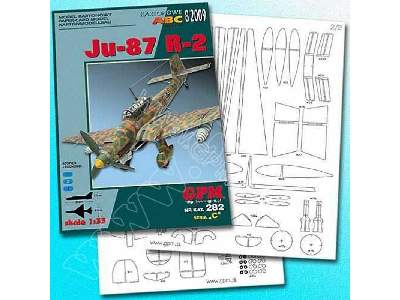 Ju-87 R-2/Trop - ZESTAW  model i wręgi - image 1