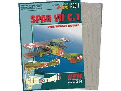 SPAD VII C.1- zestaw model i wręgi - image 1