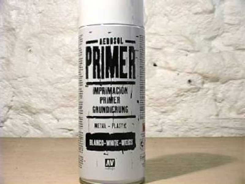 White Primer - Aerosol - paint - image 1