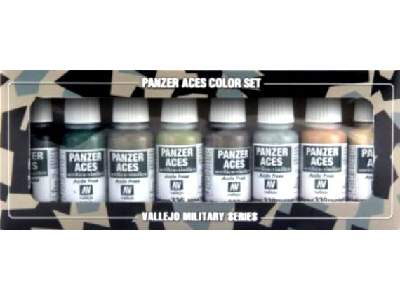 Panzer Aaces Colors Set #1 Paint Pack - 8 units - image 1