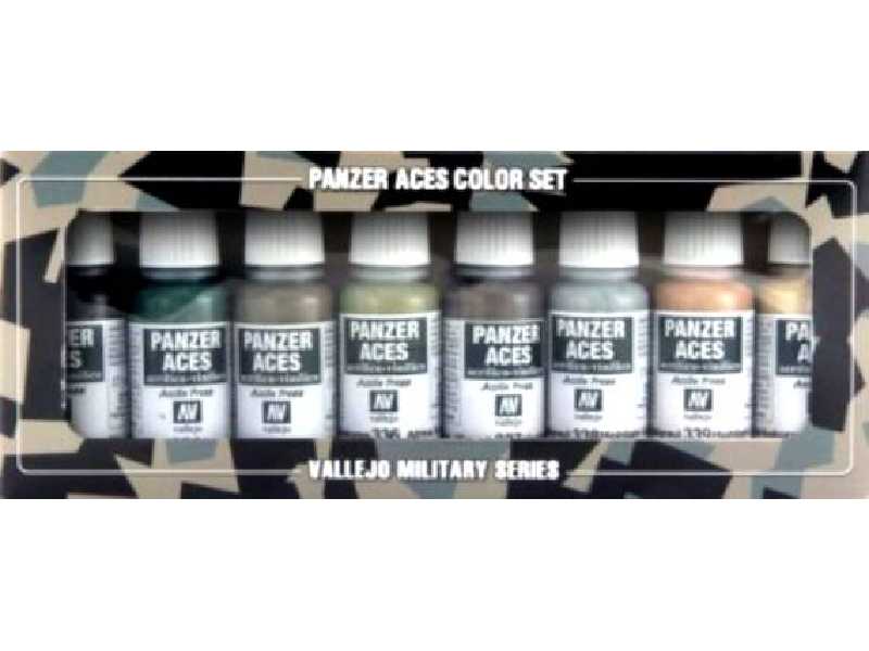 Panzer Aaces Colors Set #1 Paint Pack - 8 units - image 1