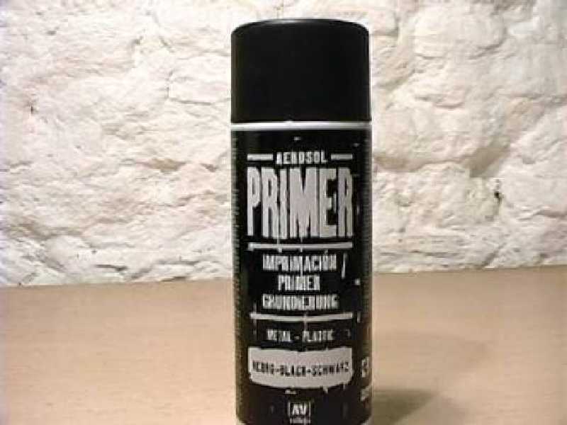 Black Primer - Aerosol - paint  - image 1